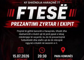 Sonte ndizet Haraçina! Shkëndija prezanton “armatën” e sezonit të ri, tifozët thirren në festën kuqezi!