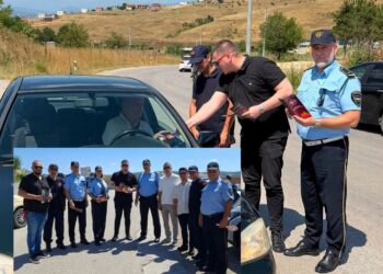 Daut Beqiri me aksion në terren për parandalimin e zjarreve në Haraçinë